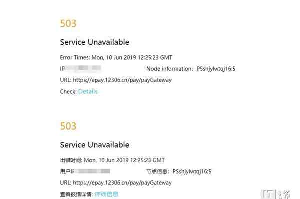 12306無法支付 中國鐵路12306出故障，大量用戶反饋無法支付