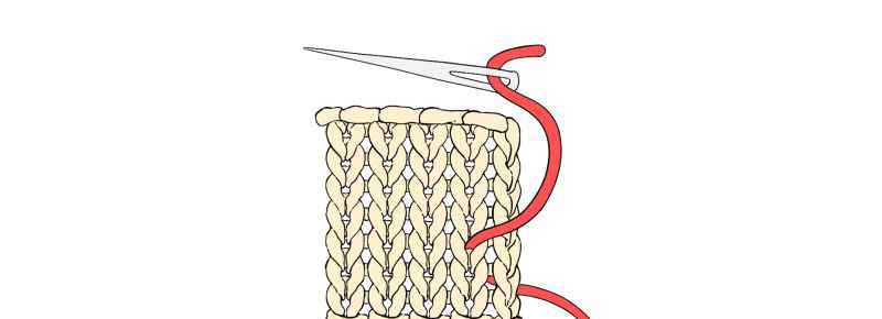 織圍巾怎么換線