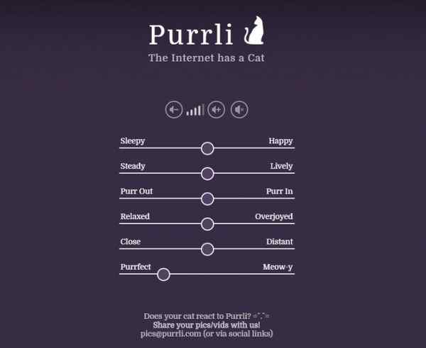 purr Purrli.com網(wǎng)站讓你創(chuàng)建獨(dú)特的貓咪咕嚕聲