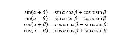 兩角和差公式 一分鐘數(shù)學——兩角和差的三角函數(shù)公式的證明