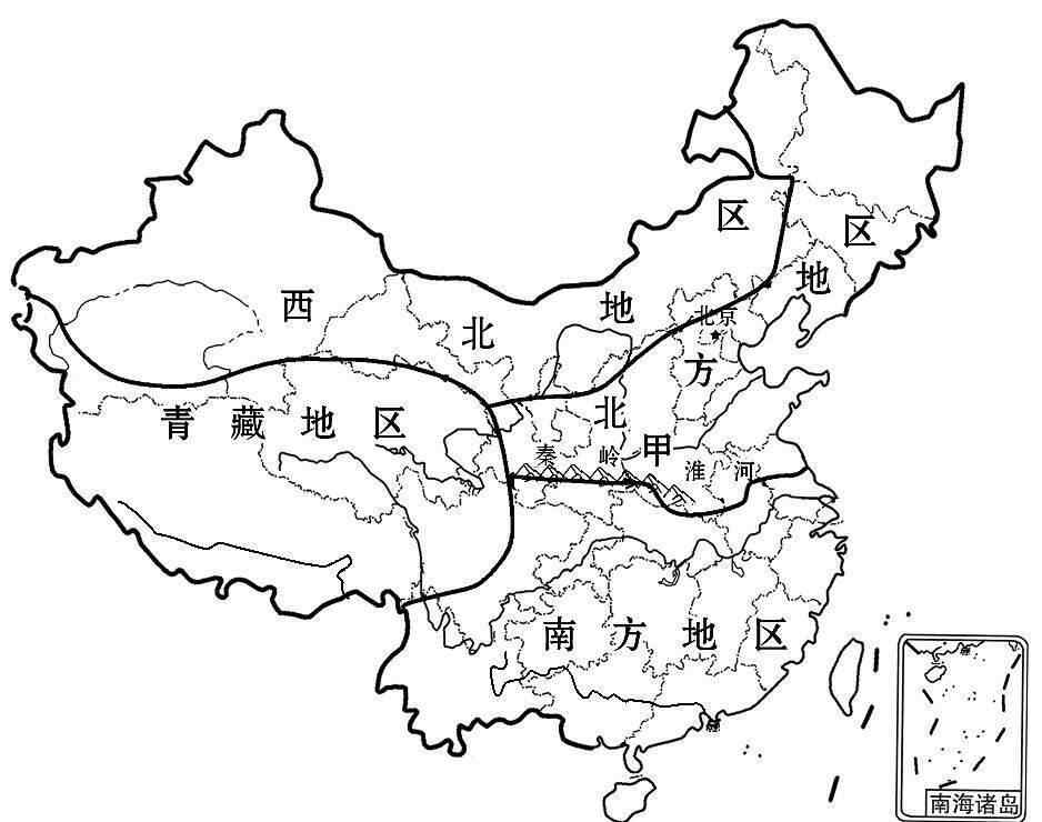 中國(guó)四大地理區(qū)域 中國(guó)地理分為四個(gè)部分，中國(guó)四大地理區(qū)劃是哪四個(gè)？