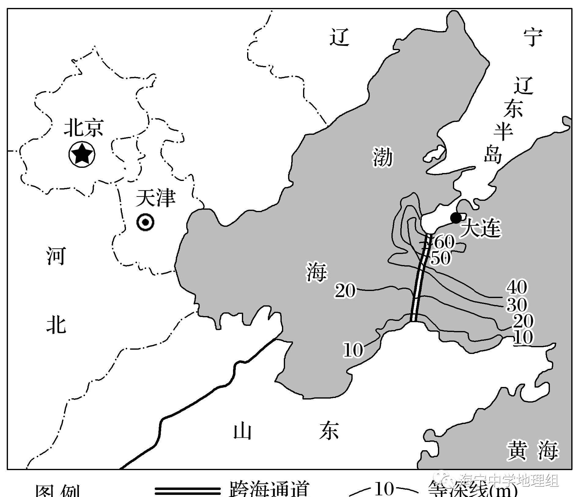 渤海海峽跨海通道 【每日一題】（186）渤海海峽跨海通道