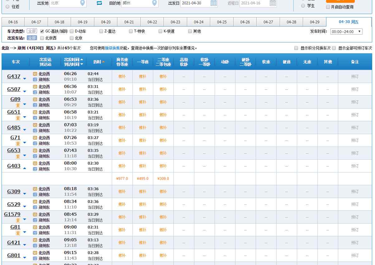 五一火車票明起開搶 這意味著什么?