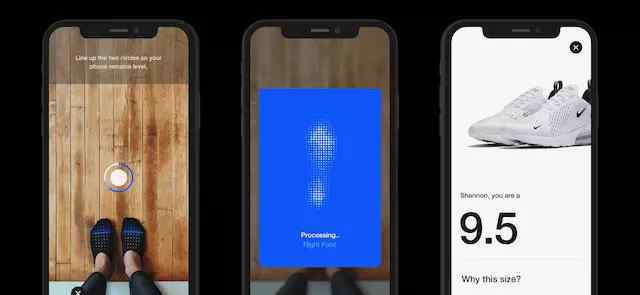 nike的鞋碼 耐克開發(fā)了一款新APP 可以幫消費(fèi)者測量鞋碼