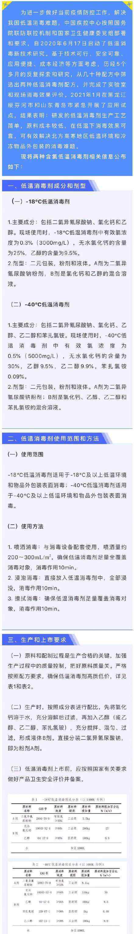 專門針對冷鏈的消毒劑來了