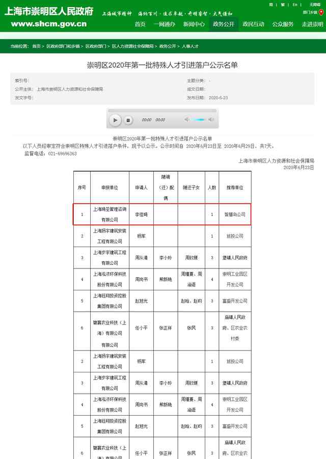 李佳琦公司 李佳琦作為特殊人才落戶上海 100萬注冊(cè)新公司