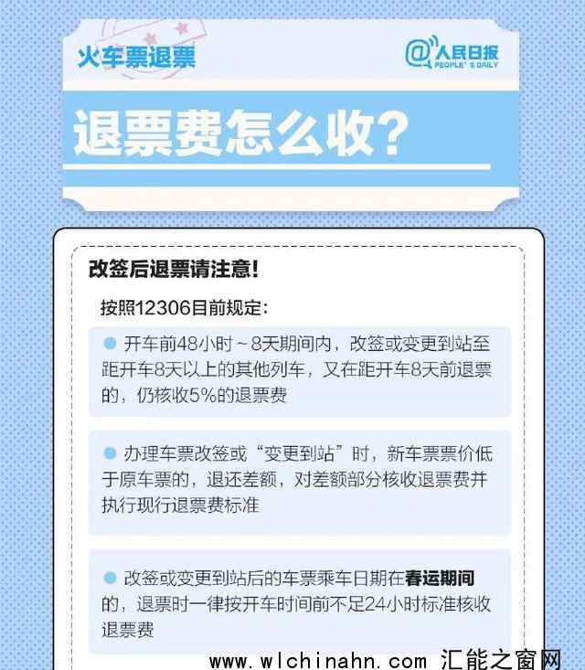 春運機票火車票退改簽須知來了 快過來看一下