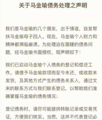 自述被家暴前女記者債務(wù)處理聲明 事件詳情始末介紹！