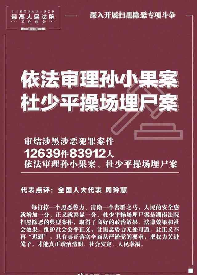 杜少平案 孫小果案杜少平案寫入最高法報告 讓正義最終得以實現(xiàn)