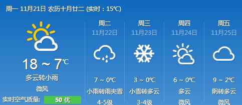 武漢降雪 明后兩天湖北將出現(xiàn)降雪，武漢最低氣溫降至-1℃左右