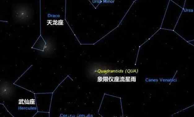 2021首場流星雨:象限儀流星雨來啦 預計什么時候看到