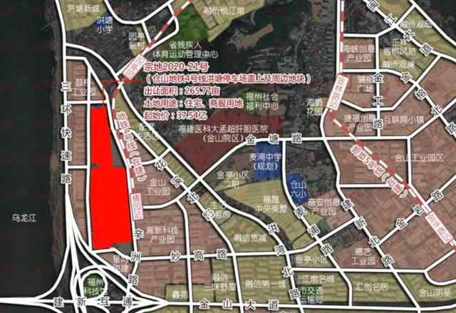 福州地鐵4號線 福州地鐵4號線洪塘上蓋宅地再出讓，起始價37.54億元