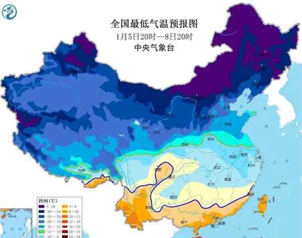 中央氣象臺發(fā)布2021首個寒潮預警，20省區(qū)市氣溫或創(chuàng)今冬新低