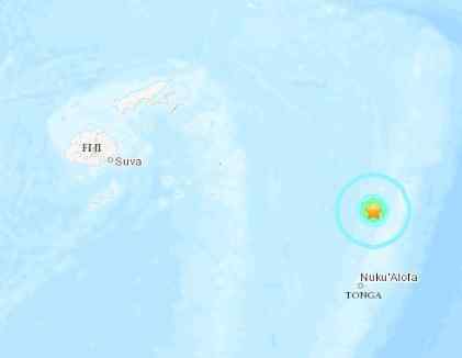 湯加群島 湯加群島發(fā)生5.7級地震 震源深度10千米