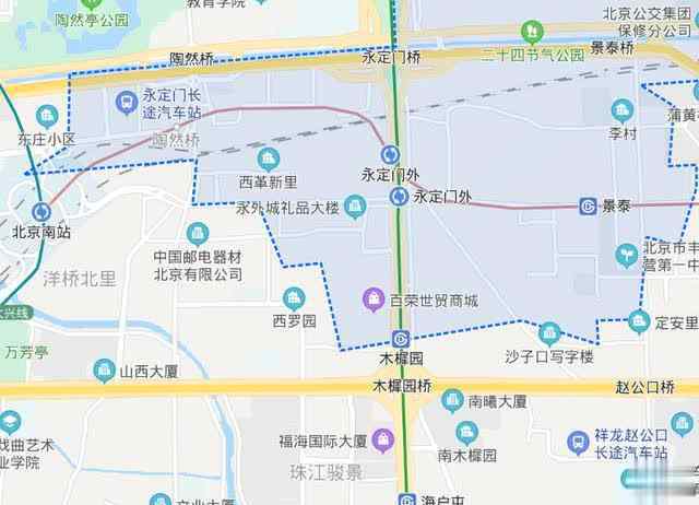 木樨園地鐵 北京地鐵8號線的木樨園站：地跨豐臺、東城兩區(qū)，西側是世茂百榮