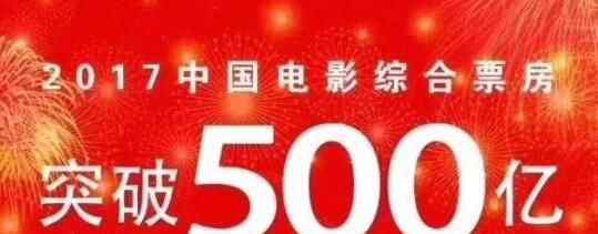 年度票房破500億 具有劃時代的意義