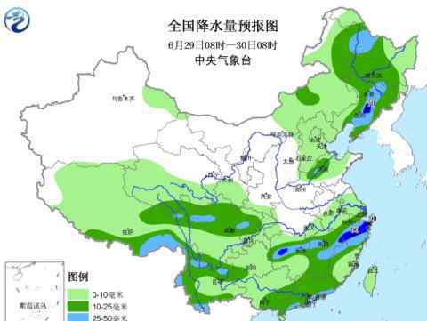 1一7天降水量預報圖 未來3天全國降水量天氣預報