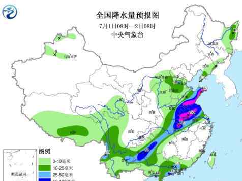 降水量預(yù)報 未來3天全國降水量天氣預(yù)報