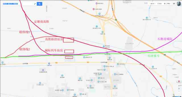 京雄商高鐵 京雄商高鐵并衡水北站的另一個思路