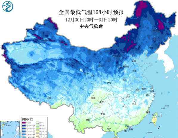 跨年寒潮將速凍全國，氣溫零度線直逼廣東