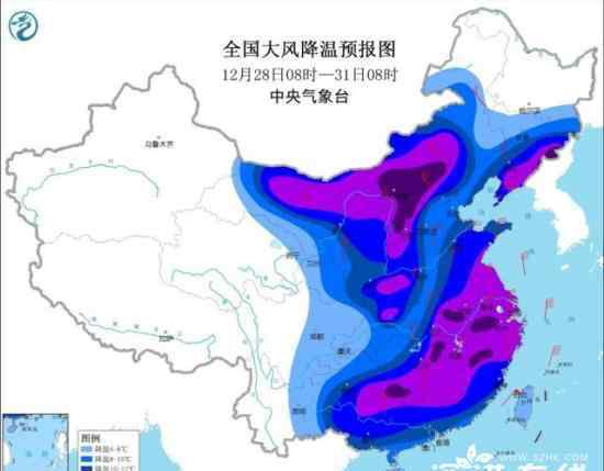 寒潮橙色預(yù)警:局地降溫超16度 哪些地區(qū)需要注意