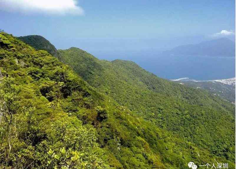 深圳排牙山 深圳第一險峰：排牙山