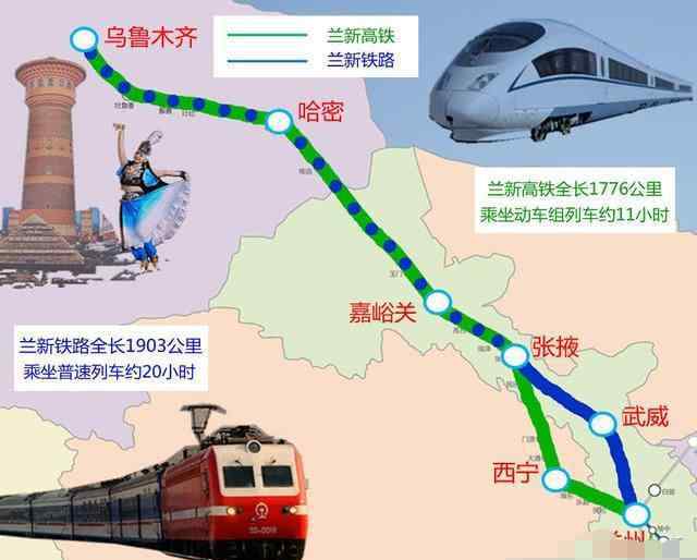 蘭新高速鐵路 蘭新高鐵！世界上一次性建成通車“最長”的鐵路！沿途幸運了……