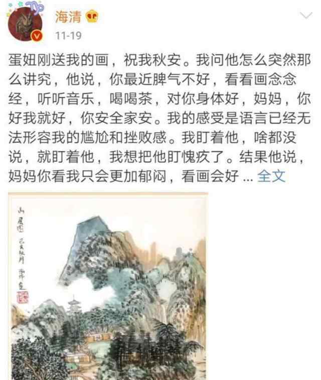 海清母親 海清13歲兒子火了，老母親憑啥培養(yǎng)出如此“神仙級”的孩子？