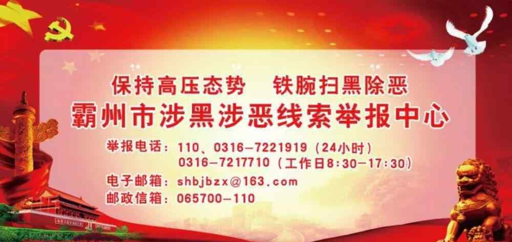 霸州黑社會 2案23人，霸州法院集中宣判黑惡勢力犯罪案件