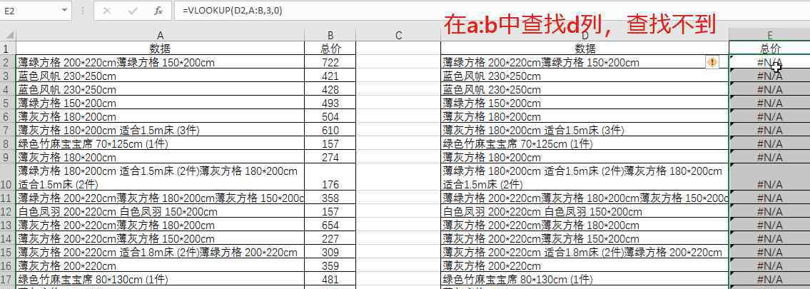 excel函數(shù)vlookup excel函數(shù)技巧：好像沒錯誤可Vlookup函數(shù)卻錯誤結果